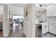 Charming condo featuring updated kitchen with stainless steel appliances and stylish backsplash at 408 Cerromar S Cir # 331, Venice, FL 34293