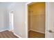 Spacious walk-in closet with ample shelving, providing storage solutions and organization to keep your belongings in place at 4150 Otoole St, North Port, FL 34291