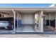 A two car carport features plenty of space for parking and storage at 500 Park S Blvd # 33, Venice, FL 34285