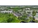 Beautiful aerial view of a condo community with water features at 5134 Northridge Rd # 303, Sarasota, FL 34238