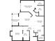 Detailed floorplan showing layout of bedrooms, living spaces, and kitchen at 5134 Northridge Rd # 303, Sarasota, FL 34238