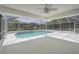 Screened-in pool and patio area perfect for outdoor entertaining and relaxation at 5306 Maccaughey Dr, North Port, FL 34287