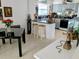 Functional kitchen featuring an island, stainless steel appliances, and ample countertop space at 5369 Shadow Lawn Dr, Sarasota, FL 34242