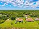 Aerial shot of a neighborhood featuring well-kept homes surrounded by lush landscaping and open spaces at 5954 Gottfried Ln, North Port, FL 34291