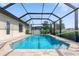 Beautiful screened in pool and deck for outdoor enjoyment and relaxation at 7257 Maguire Ln, Englewood, FL 34224