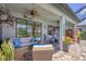 Beautiful outdoor living area featuring ample seating and a view of the pool at 13092 Rinella St, Venice, FL 34293