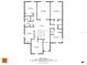 Second-floor detailed floorplan illustrating room layout and dimensions of a 1701 square foot upper level at 2146 Snapdragon Ln, Venice, FL 34292