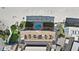 Rooftop view of condo building with pool and ocean access at 255 The Esplanade N # 106, Venice, FL 34285