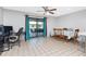 Bright dining area featuring sliding glass doors leading to an outdoor patio at 4227 Blossom Rd, Venice, FL 34293