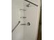Shower featuring chrome fixtures and built in shelves at 529 Cervina S Dr, Venice, FL 34285