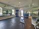 Resident Exercise Room with weights, benches, and mirrors at 5832 Semolino St, Nokomis, FL 34275