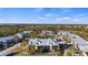 Aerial view of the community highlighting charming residential buildings surrounded by mature trees at 6800 Placida Rd # 280, Englewood, FL 34224