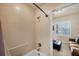 Bathroom offers a shower and tub combination at 700 Gardens Edge Dr # 722, Venice, FL 34285