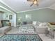 Inviting living room with comfortable seating, stylish decor, and plenty of natural light at 841 Waterside Dr # 202, Venice, FL 34285