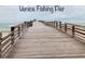 Venice Fishing Pier with wood paneling, that leads into the ocean at 9361 Carnaby Dr, Venice, FL 34293