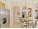 Kitchen with stainless steel appliances and breakfast nook at 9361 Carnaby Dr, Venice, FL 34293