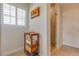 Bright bathroom with decoratively tiled shower and shuttered window providing natural light at 334 7Th N Ave, Tierra Verde, FL 33715