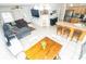Open concept featuring kitchen, living, and dining area at 7585 Kavanda St, North Port, FL 34287