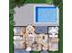 Detailed floor plan showcasing bedrooms, kitchen, lanai, pool, and living spaces for a comfortable home layout at 16029 Arcaro Ave, Port Charlotte, FL 33954