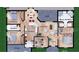 Detailed floor plan showcasing bedrooms, kitchen, lanai, and living spaces for a comfortable home layout at 16029 Arcaro Ave, Port Charlotte, FL 33954