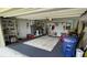 Spacious garage featuring laundry, storage, and ample open space for parking or activities at 4250 Shamrock Dr, Venice, FL 34293