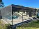 Enclosed screened pool and lanai area providing protection and outdoor leisure space at 4250 Shamrock Dr, Venice, FL 34293