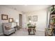 Bright home office featuring a work desk, comfortable chair, and stylish decor for a productive workspace at 25497 Calusa Dr, Punta Gorda, FL 33955