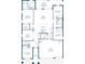 Detailed floor plan showcasing the layout of a single Gathering house with a 3-car garage at 27092 Formosa Dr, Punta Gorda, FL 33983