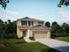 Two-story home with attached garage and neutral exterior at 25242 Paraguay St, Punta Gorda, FL 33983