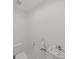 Simple half bathroom with sink, toilet, and a clean, minimalist design at 7438 Gulf Way, Hudson, FL 34667