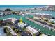 Aerial view of condo complex near the waterfront at 12550 Capri N Cir, Treasure Island, FL 33706