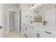 Elegant bathroom with double vanity and modern finishes at 522 Sun Chaser Dr, Nokomis, FL 34275