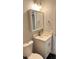 Modern bathroom with a new vanity and fixtures at 2386 Sumatran Way # 26, Clearwater, FL 33763