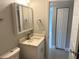 Clean bathroom with updated vanity and fixtures at 2386 Sumatran Way # 26, Clearwater, FL 33763