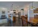 Bright kitchen with ample counter space and a dining area at 37600 Largo Ln, Dade City, FL 33523