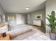 Bright main bedroom with new flooring, neutral paint and a stylish modern design at 4011 Mesa Ave, Sarasota, FL 34233