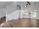 Elegant staircase leading to the upper level of the home at 34392 Broken Stone St, Webster, FL 33597