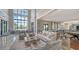 Spacious community lounge with seating areas and a pool table at 4915 Carova Way, Lakewood Ranch, FL 34211