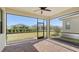 Spacious screened porch overlooking backyard at 4915 Carova Way, Lakewood Ranch, FL 34211