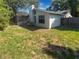 Home exterior showcasing the screened pool and well-maintained lawn, blending comfort and outdoor living at 3184 Wessex Way, Clearwater, FL 33761