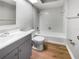 Bathroom with a shower and bathtub combination, and modern fixtures at 3421 S Carter St # C, Tampa, FL 33629