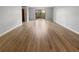 Spacious living room with beautiful floors and lots of natural light at 3421 S Carter St # C, Tampa, FL 33629