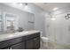 Clean bathroom with shower, sink, and toilet at 12120 Barnsley Reserve Pl, Gibsonton, FL 33534
