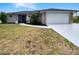 Charming single-story home with a well-manicured lawn and attached two car garage at 9308 San Bernandino Ave, Englewood, FL 34224