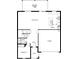Single-story floor plan showcasing an open layout and extended patio at 9034 Sandy Bluffs Cir, Parrish, FL 34219