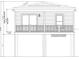 Detailed floor plan of a two-bedroom, one-bathroom home at 2445 Tamworth Ter, Punta Gorda, FL 33983