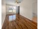 Bright bedroom with hardwood floors and window at 8882 Christie Dr, Largo, FL 33771