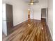 Main bedroom showcasing hardwood floors and ample closet space at 8882 Christie Dr, Largo, FL 33771
