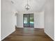 Spacious dining area with sliding doors leading to the pool at 3524 Cessna St, Port Charlotte, FL 33948