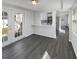 Bright dining area features French doors and flows seamlessly into the kitchen, perfect for entertaining at 548 47Th N Ave, St Petersburg, FL 33703